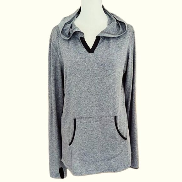 RBX Performance gray/black trim hoodie size L. - Picture 1 of 7